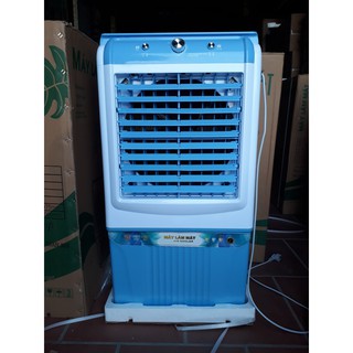 QUẠT ĐIỀU HÒA  HƠI NƯỚC AIR COLER THAY THẾ ĐIỀU HÒA MODEM HS-35A (Kính)-35L-Tặng 2 bình đá khô-Được xem hàng