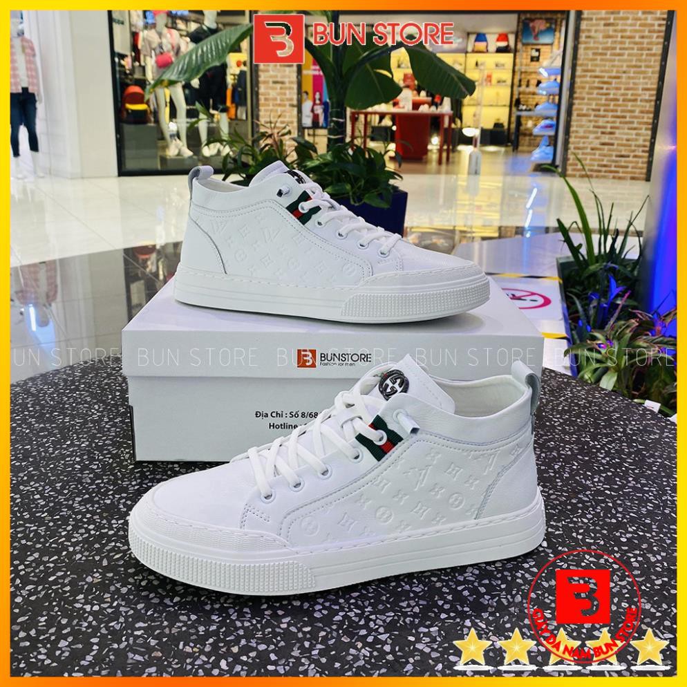 TOP Giày Nam cao cấp Bun Store - Giày da nam thời trang Sneaker trẻ trung, phong cách G5001