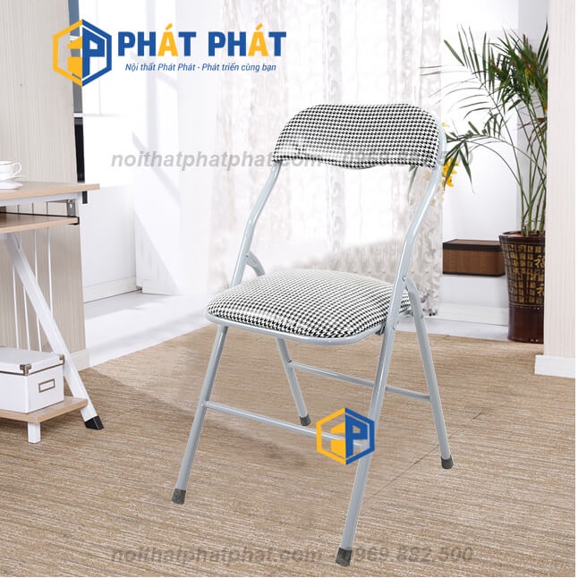 Ghế gấp văn phòng Phát Phát chân sơn, ghế gấp 2 mảnh chính hãng giá rẻ - G01