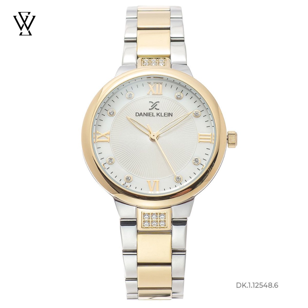 Đồng Hồ Quartz Nữ Daniel Klein Premium Ladies WATCHSTORE DK.1.12548.6 Mặt Kính Khoáng 36mm, Dây Kim Loại, Vỏ Thép