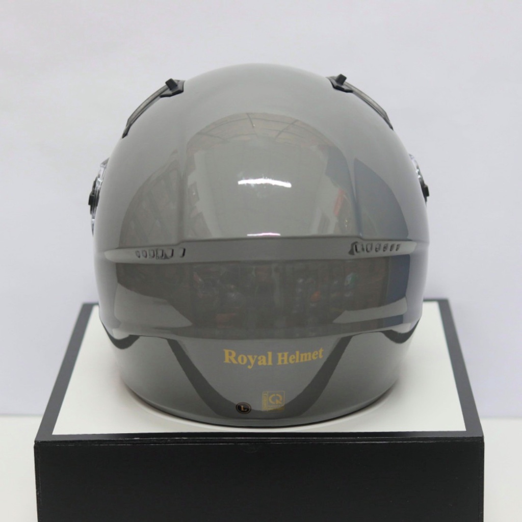 Mũ Bảo Hiểm ROYAL M268 Phiên Bản 2 kính /Màu xám Xi măng .