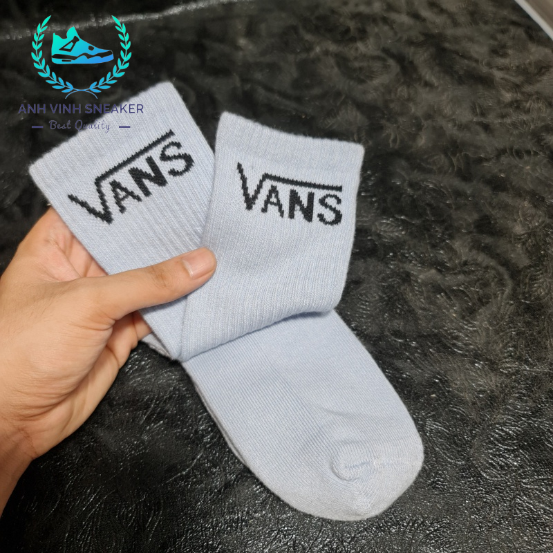 Tất Vans Cổ Cao Nam Nữ Nhiều Màu Cao Cấp