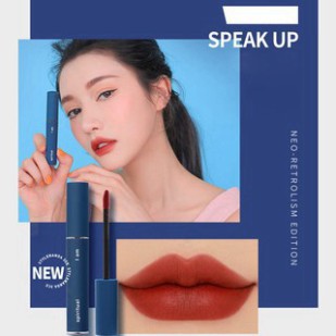 (xả kho) [ Có sẵn ] Son Kem 3CE Speak Up Vỏ Xanh - Classic Blue Hot trend 2020 [ HÀNG CHÍNH HÃNG CHECK CODE ]
