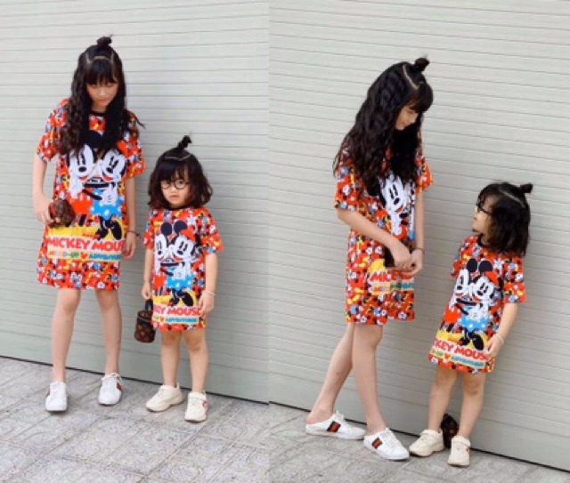 Đầm suông thun lạnh 3d