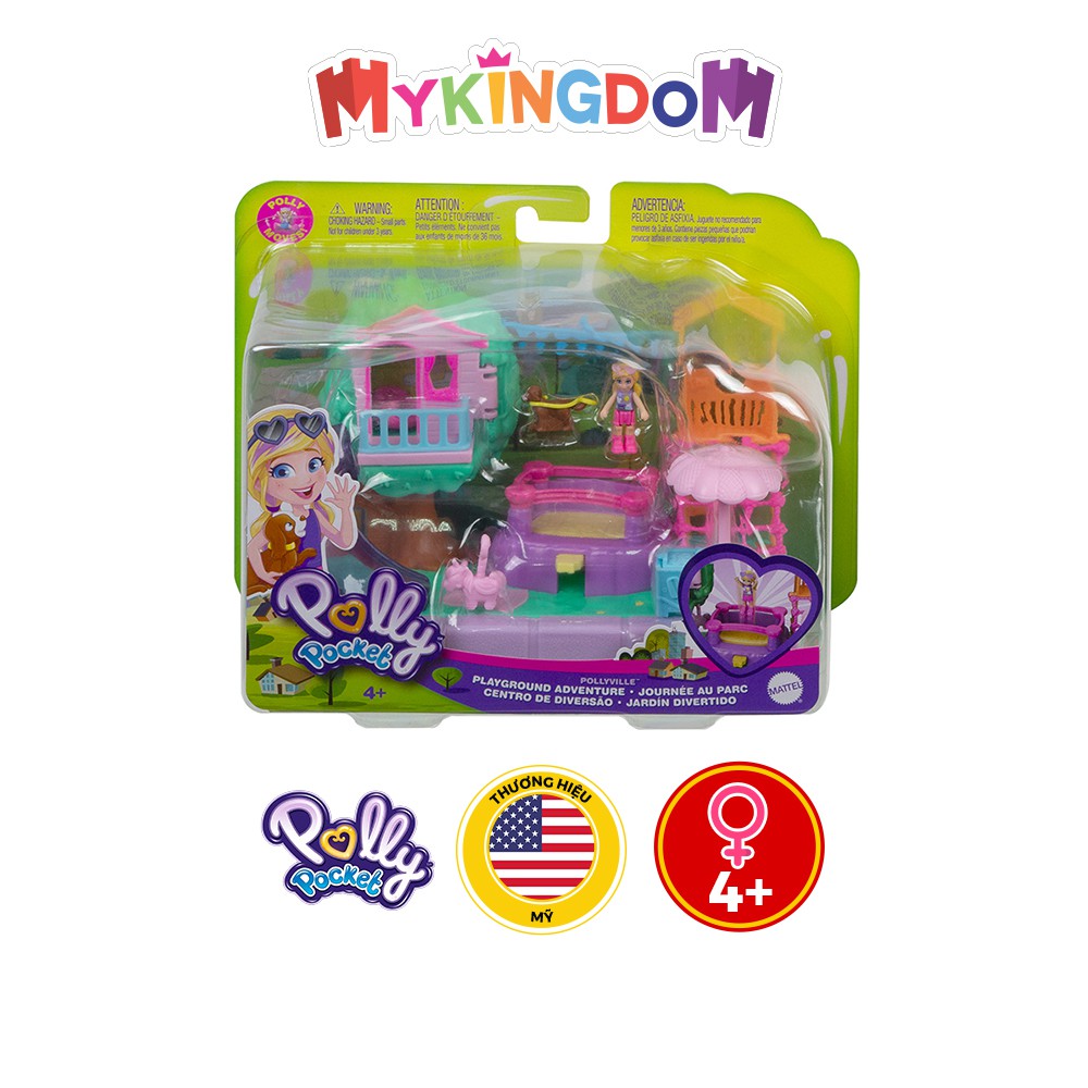 Đồ Chơi POLLY POCKET Khu Vui Chơi Vui Nhộn Polly Pocket GTM67/GTM66