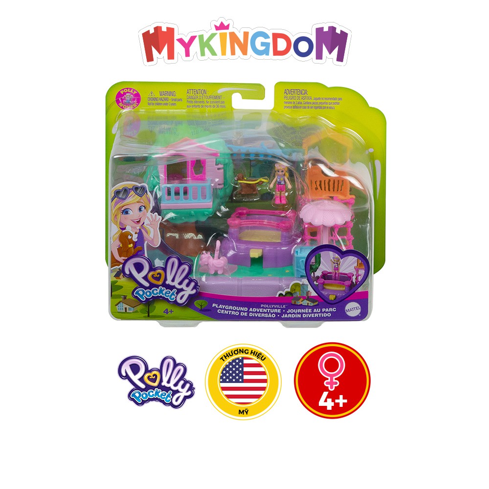 Đồ Chơi POLLY POCKET Khu Vui Chơi Vui Nhộn Polly Pocket GTM67/GTM66