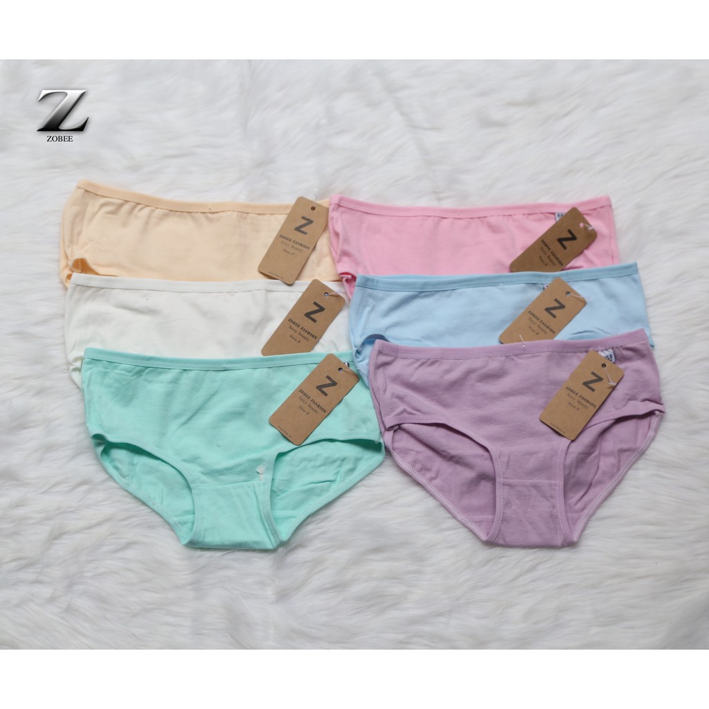 ZOBEE Hộp 6 quần lót nữ cotton gợi cảm | BigBuy360 - bigbuy360.vn