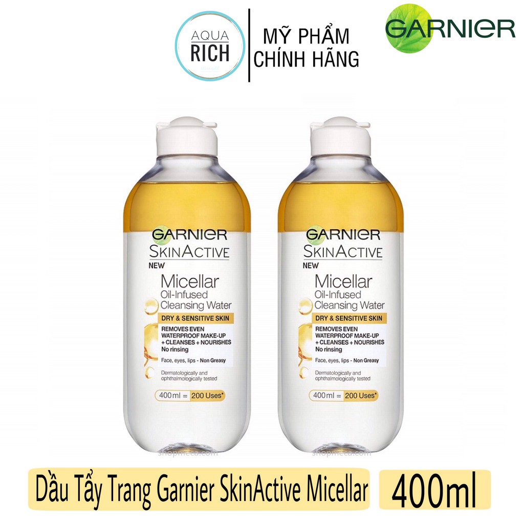 Tẩy Trang Hai Lớp Garnier Skin Naturals Cleansing Water