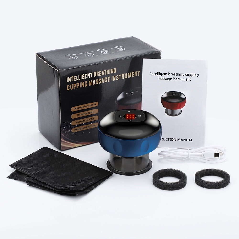 Cốc Mát Xa Thông Minh Chạy Điện 6 Tốc Độ Có Đèn LED Hiển Thị Nhiệt Độ Giảm Đau Vật Lý