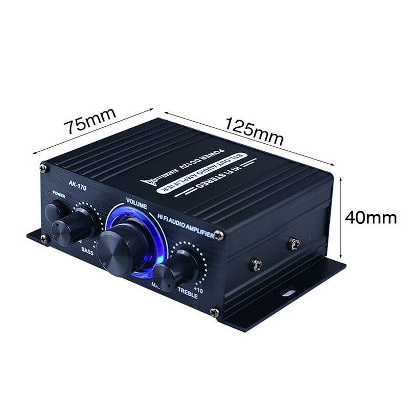 AK170 Mini Khuếch Đại Giảm Tiếng Ồn HIFI Stereo Âm Thanh Khuếch Đại Âm Thanh Chất Lượng Cao Chất Lượng Gia Đình PK AK370.