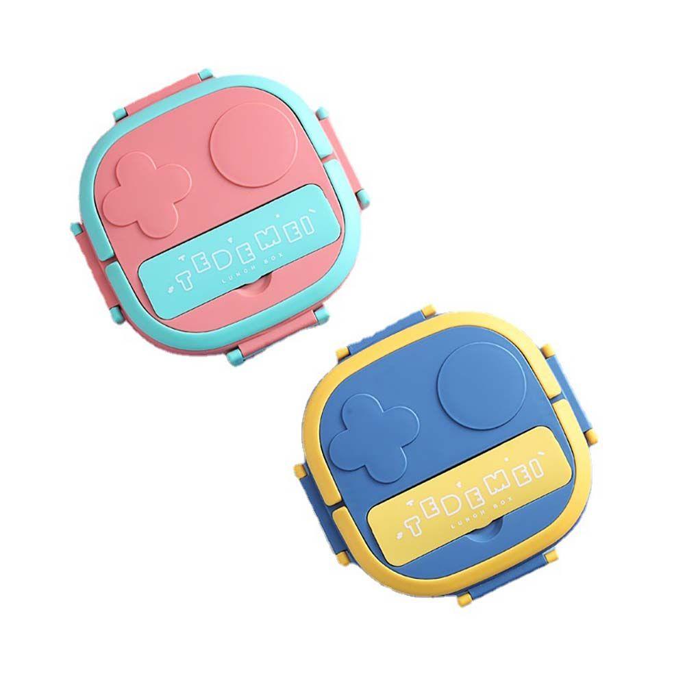 Hộp Đựng Cơm Trưa Bằng Thép Không Gỉ Kèm Muỗng Tiện Dụng Cho Học Sinh