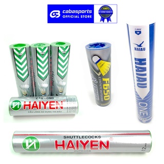 Quả cầu lông chính hãng thi đấu chuyên nghiệp giá rẻ trái cầu lông Hải Yến bạc, Hải Âu, Fuwin nhựa