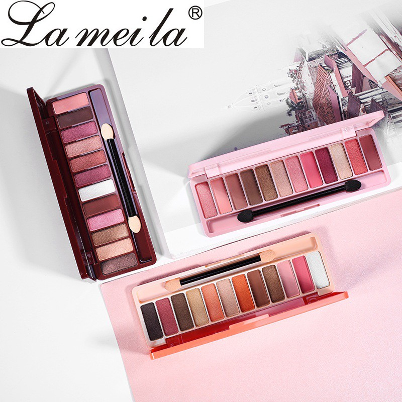 Bảng Phấn Mắt 12 ô Màu Chính Hãng Lameila | Tina Beauty Store