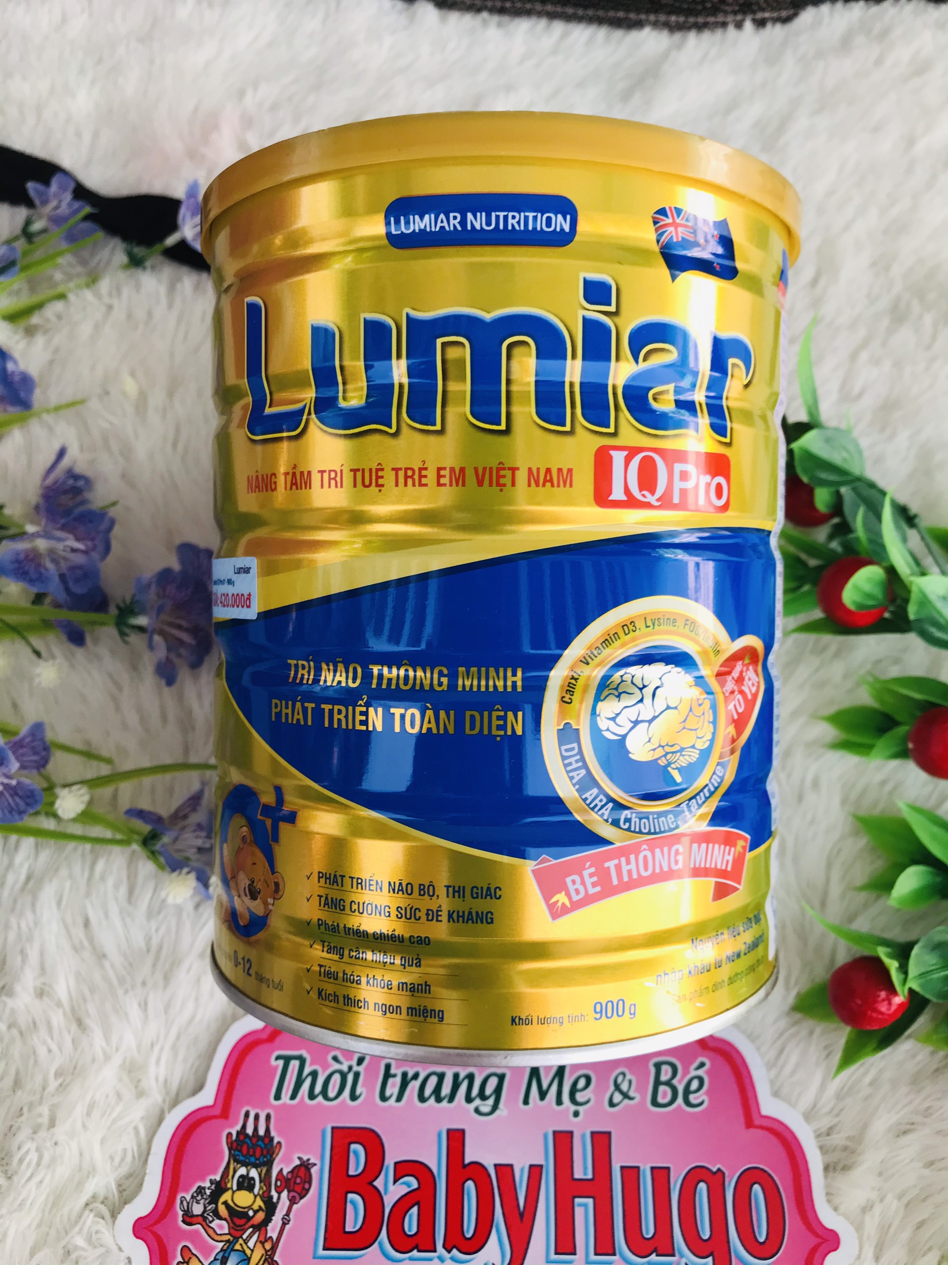 Sữa Lumiar IQ Pro 0+ Trí Não Thông Minh Phát Triển Toàn Diện  Lon 400gr/900gr