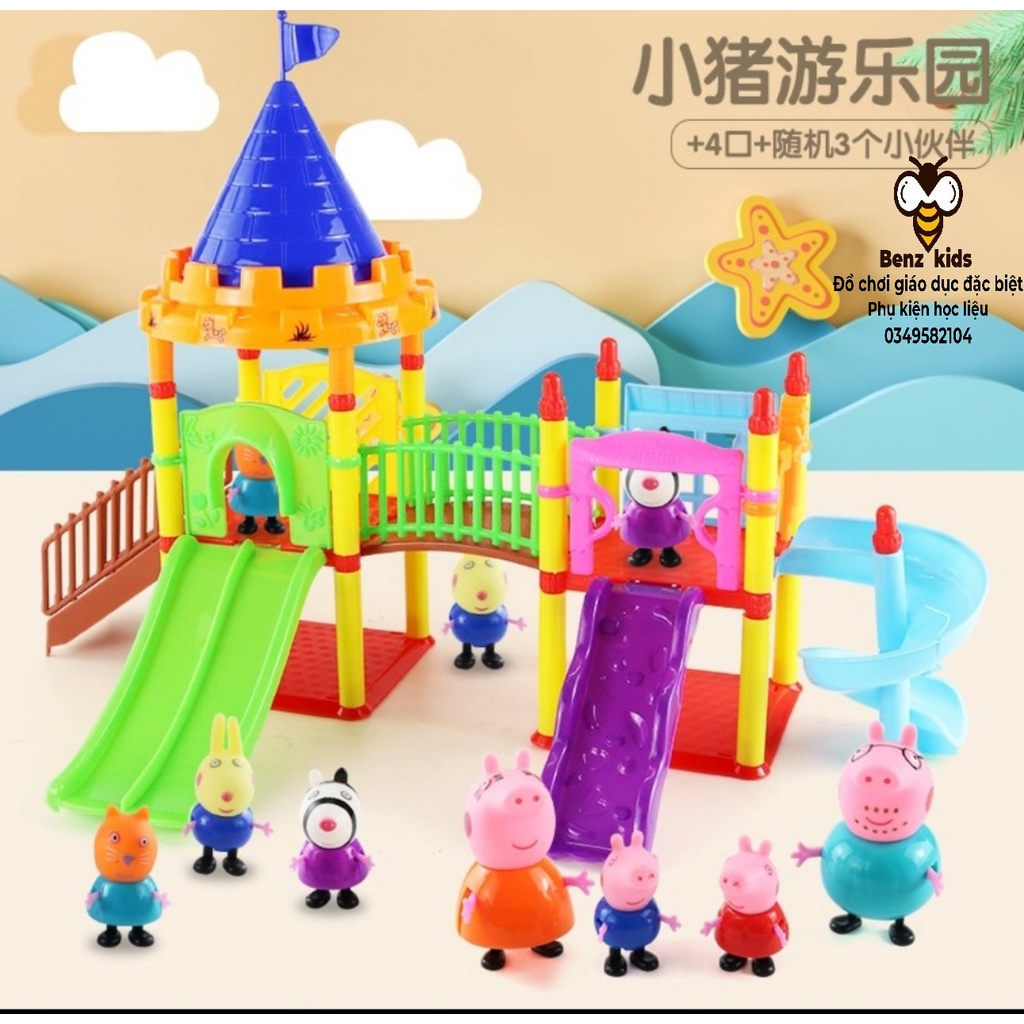 Set gia đình heo Peppa 25 nhân vật