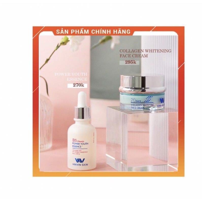[FREESHIP] (CHÍNH HÃNG )ComBo Dưỡng Trắng da căng bóng Vinvin skin