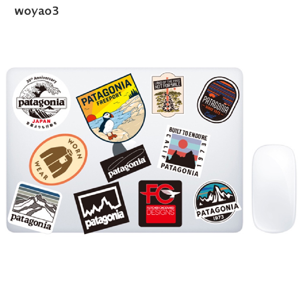 Miếng Dán Trang Trí Mũ Bảo Hiểm / Laptop / Mũ Bảo Hiểm Thương Hiệu Patagonia / Chums woyao3