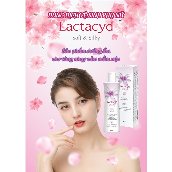 Dung dịch vệ sinh phụ nữ Lactacyd Soft &amp; Silky