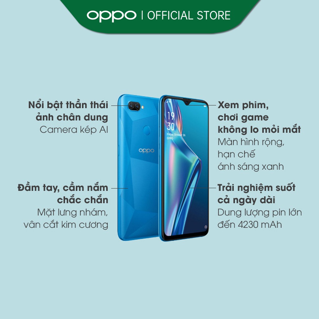 Điện thoại OPPO A12 (3GB/32GB) - Hàng chính hãng