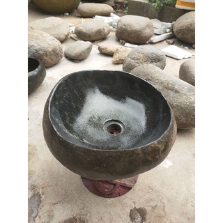 lavabo đá cuội tự nhiên