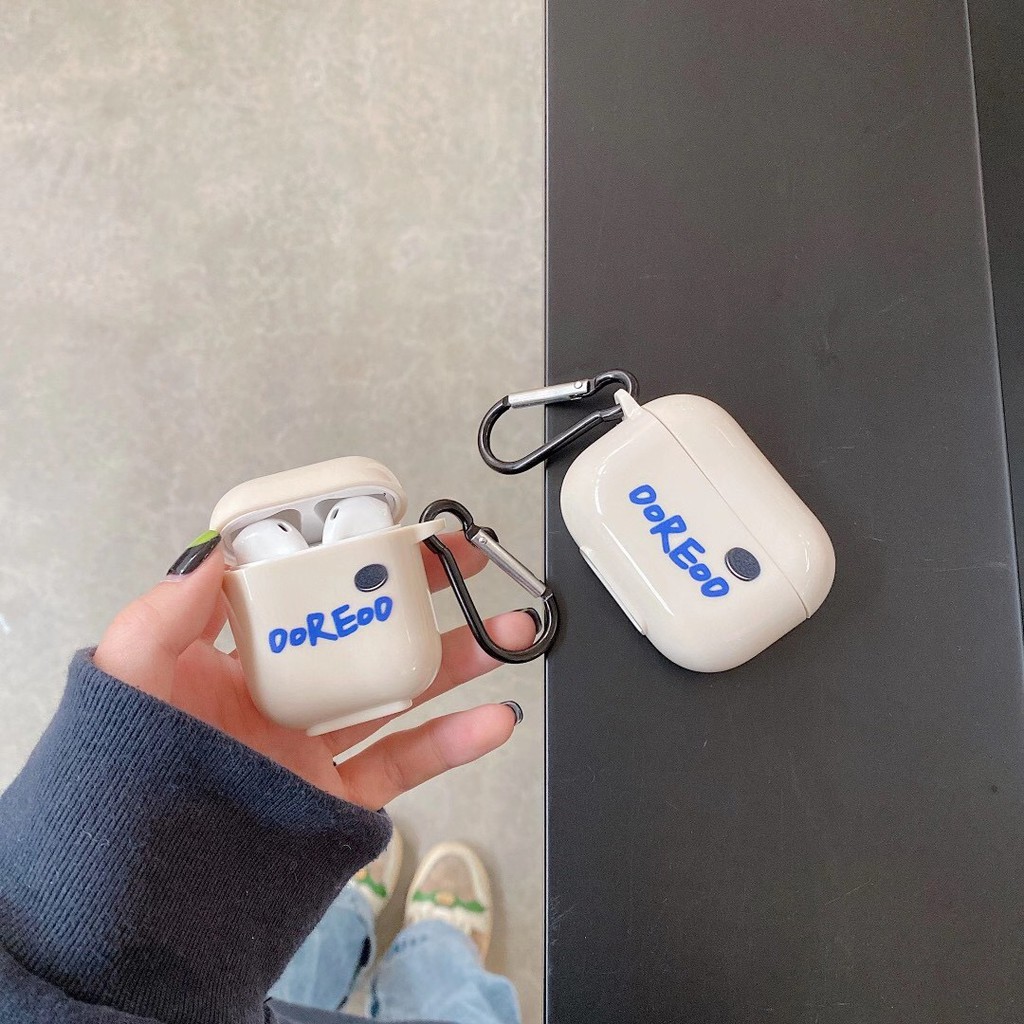 Vỏ Bảo Vệ Hộp Sạc Tai Nghe Airpods 1 / 2 / Pro Hình Bánh Quy Đơn Giản Sáng Tạo | BigBuy360 - bigbuy360.vn