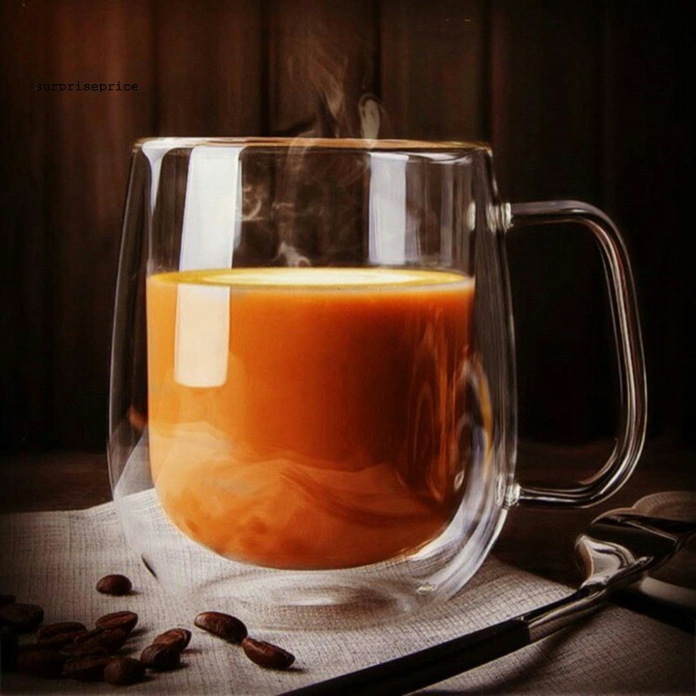 Cốc Thủy Tinh 2 Lớp Cách Nhiệt 300ml