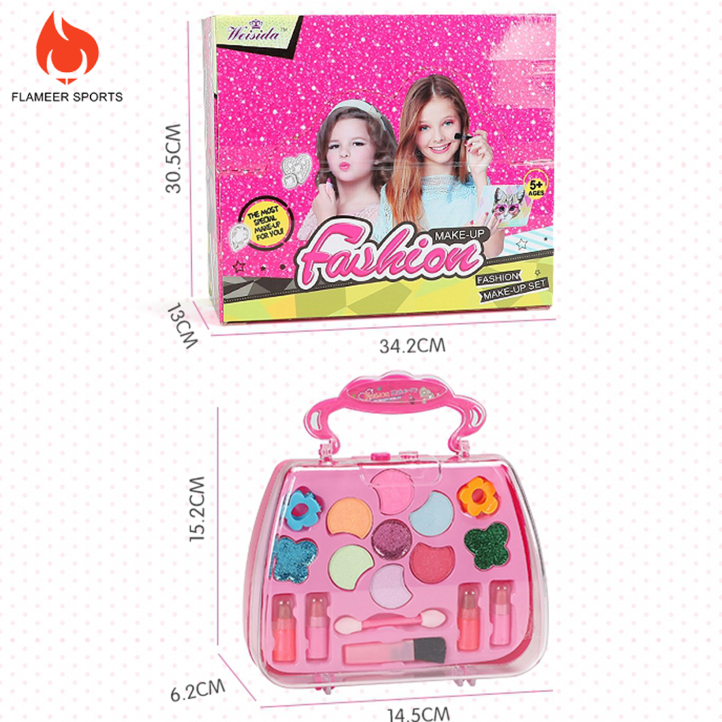 (Hàng Mới Về) Bộ Đồ Chơi Trang Điểm Phong Cách Thể Thao Cho Bé Gái | BigBuy360 - bigbuy360.vn