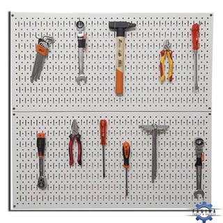 Tấm lưới đôi Pegboard màu trắng treo tường FABINA - 2 tấm
