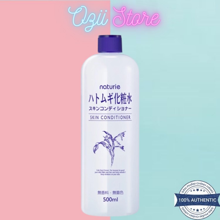 Toner Naturie ý dĩ 500ml lotion nước cân bằng da cấp ẩm dưỡng trắng ozii