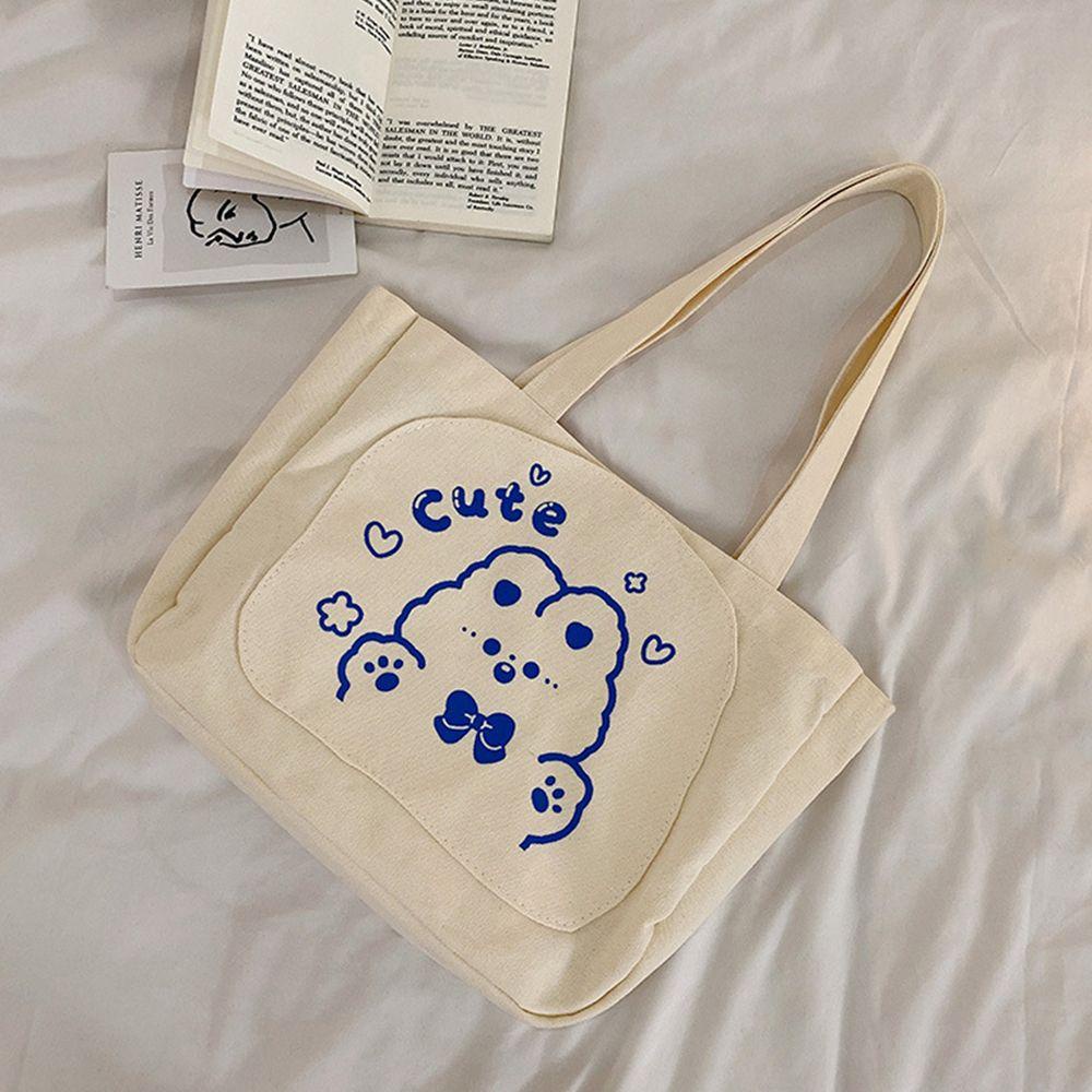 UUMIR Túi Xách Canvas Cỡ Lớn Tiện Lợi Khi Đi Mua Sắm