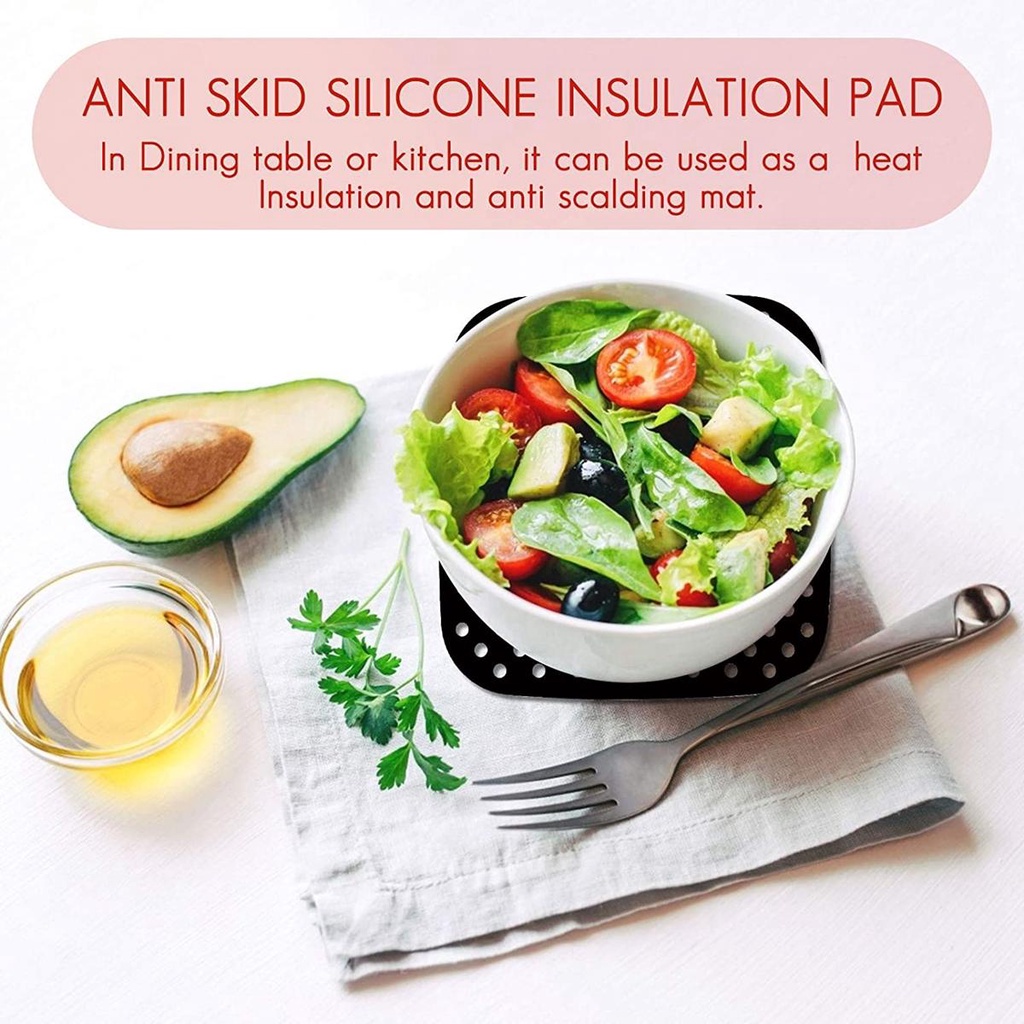 NICKOLAS Tấm Lót Vỉ Nướng Bằng Silicone Hình Vuông Tiện Dụng Cho Nhà Bếp