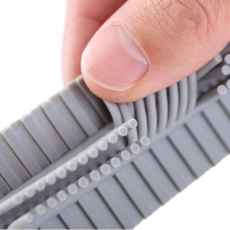 Cọ Rửa Ly Cốc Bằng Silicone Mềm Cán Dài Tiện Lợi