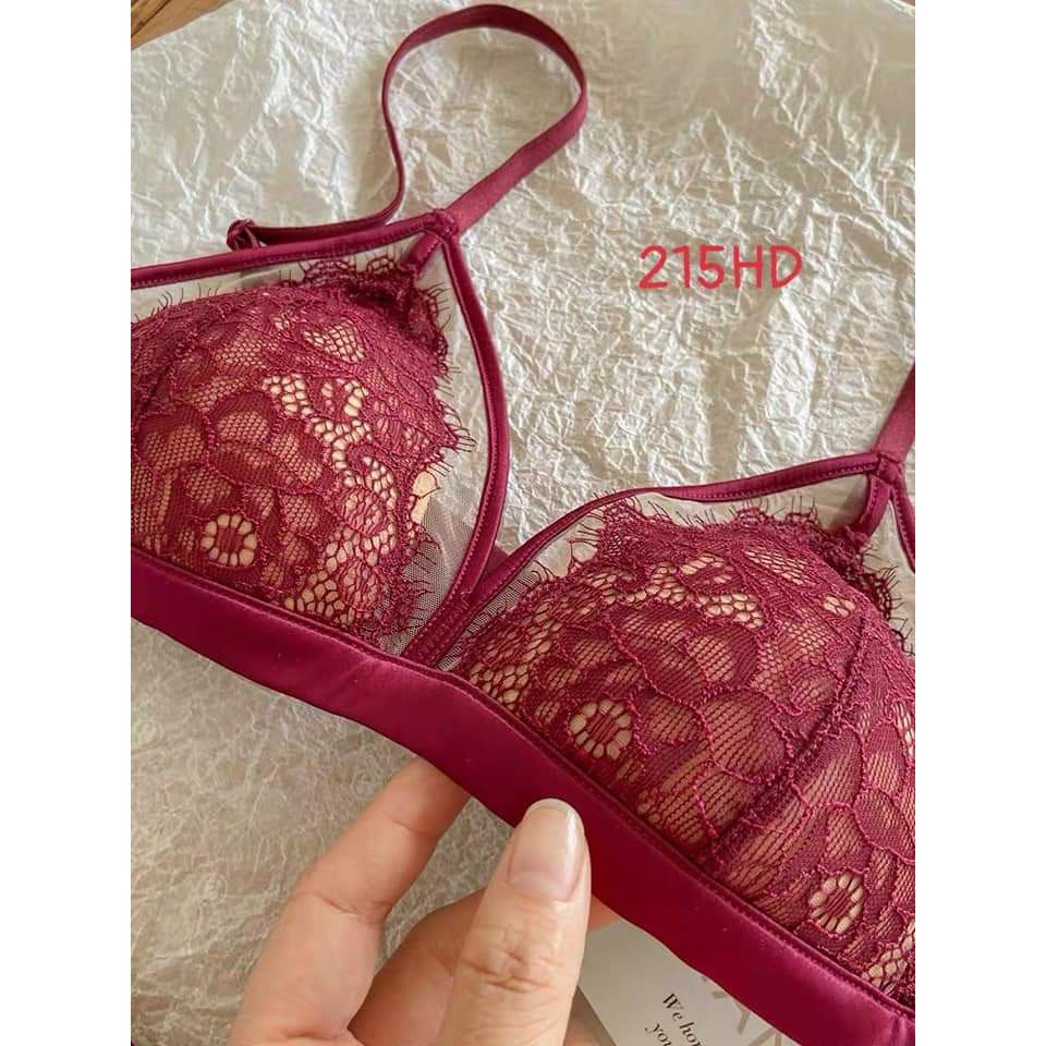 Bộ Lót Ren Đệm Mỏng - Sét Bộ Lót đệm mỏng Sexxy Không Gọng Cao Cấp | BigBuy360 - bigbuy360.vn