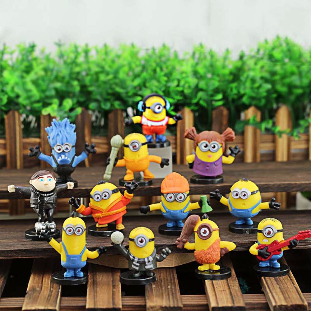 Set 6/ 10/ 12 Mô Hình Nhân Vật Minion Dễ Thương Trang Trí
