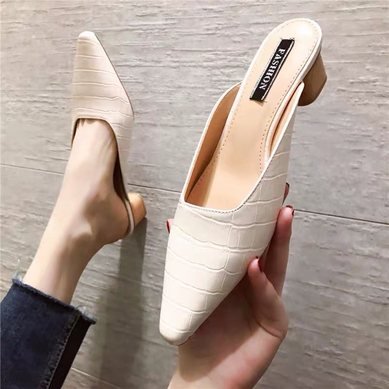 Sục nữ mũi nhọn da rắn BIGSIZE (35-42)