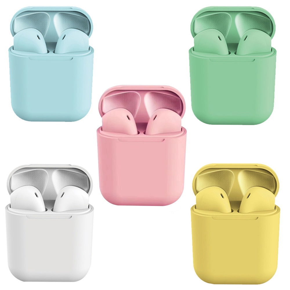Tai Nghe Không Dây I12 Tws Bt 5.0 Màu Sắc Macaron Xinh Xắn