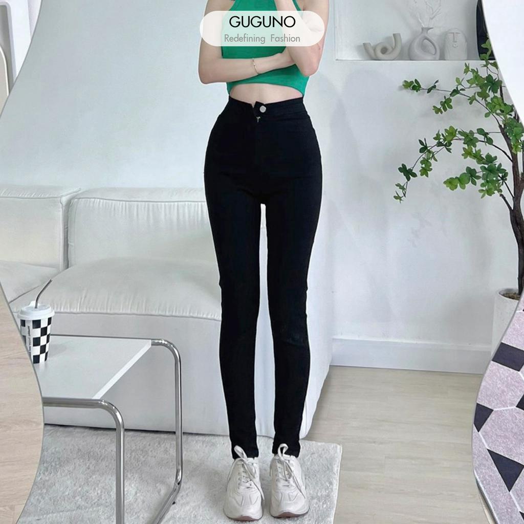 Quần jeans nữ ôm Guguno (Mẫu thật)