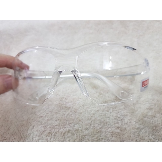 Mắt kính trắng đi đường trong suốt UV400, kính chắn gió, chắn bụi khi đi đường