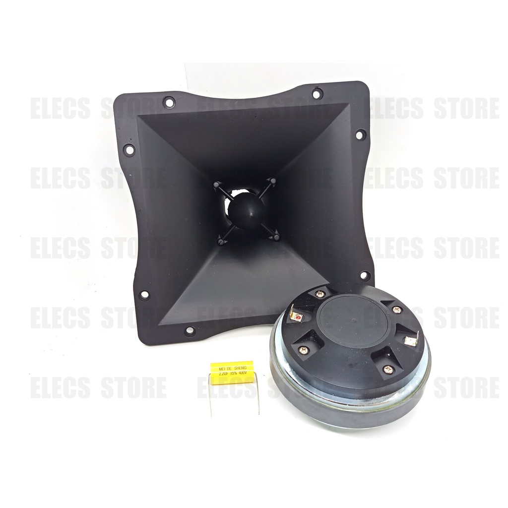 Bộ Loa Treble Rời 350 Coil Titan + Họng Phễu 19 x 19 + Tụ Loa 400V-2.2uF