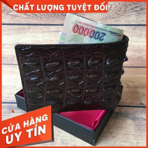 [ Da Cao Cấp 100% ] Bóp Ví Nam Da Cá Sấu Lưng STM02 | BigBuy360 - bigbuy360.vn