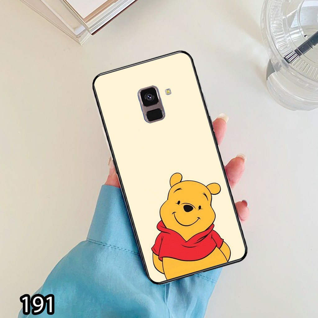 Ốp lưng Samsung A6-2018/A6 Plus/A8-2018/A8 Plus in hình Gấu Pooh  siêu đẹp, lạ_KINGSTORE.HN_Ốp SS A6/A6P/A8/A8P