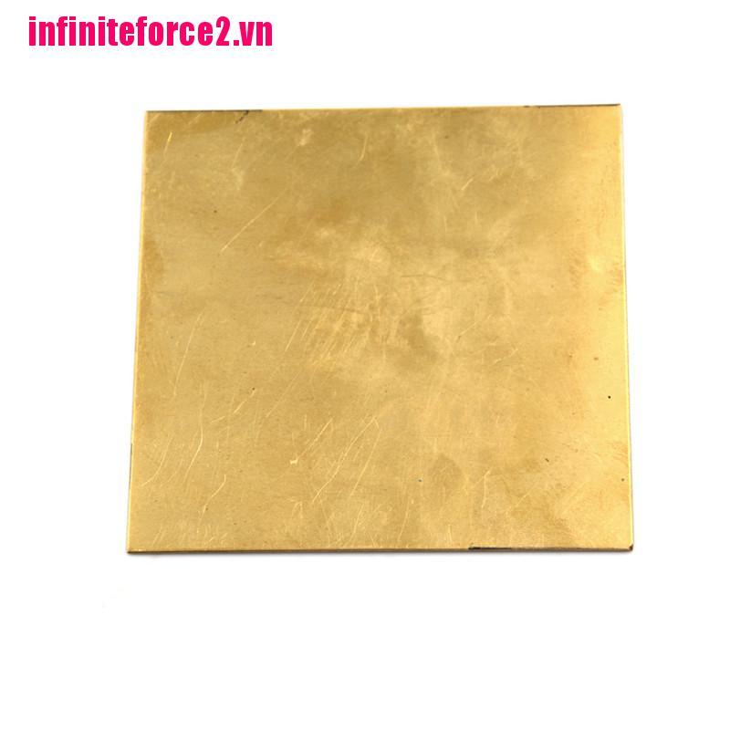 Tấm Đồng Dày 0.5mm / 0.8mm / 1mm / 2mm Kích Thước 100x100mm