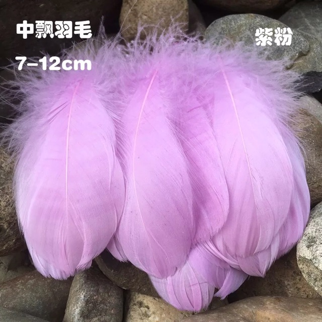 Lông vũ đủ màu kt 7-12cm