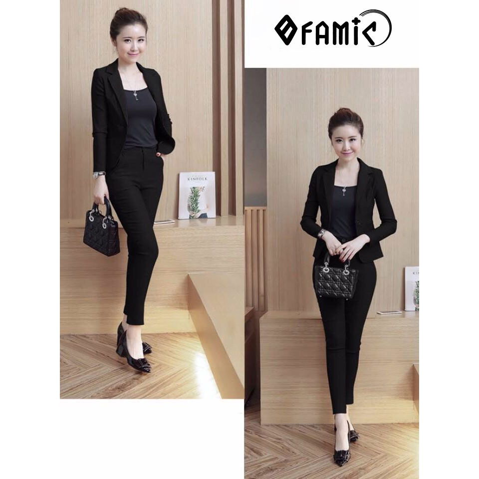 Vest nữ Hàn Quốc Nguyên Bộ Quần Dài Kèm Áo Trong | BigBuy360 - bigbuy360.vn