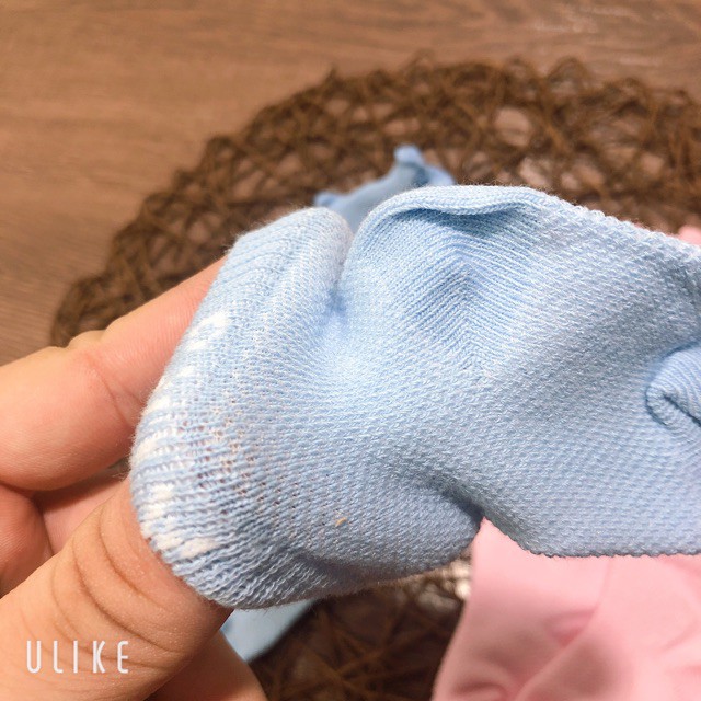 Sét bao tay, bao chân mã mới 100% cotton cao cấp cho bé 0-6 tháng