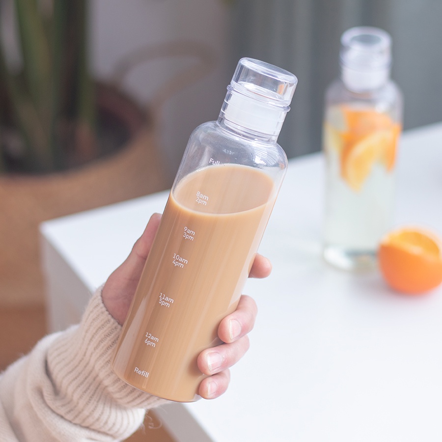 Bình Nhựa Đựng Nước Uống Có Tay Cầm Chống Rò Rỉ Tiện Dụng