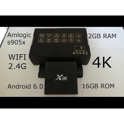 X96 Android tv box 4k S905X