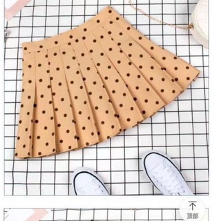 chân váy xếp ly, chấm bi trẻ em
