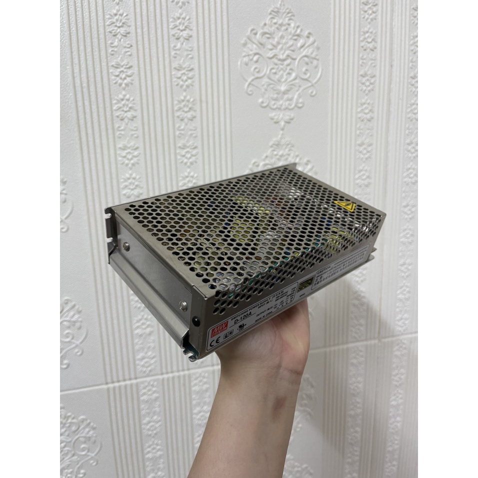 Nguồn tháo máy MEANWELL D-120A 2 đầu ra 5V 12V công suất 120W