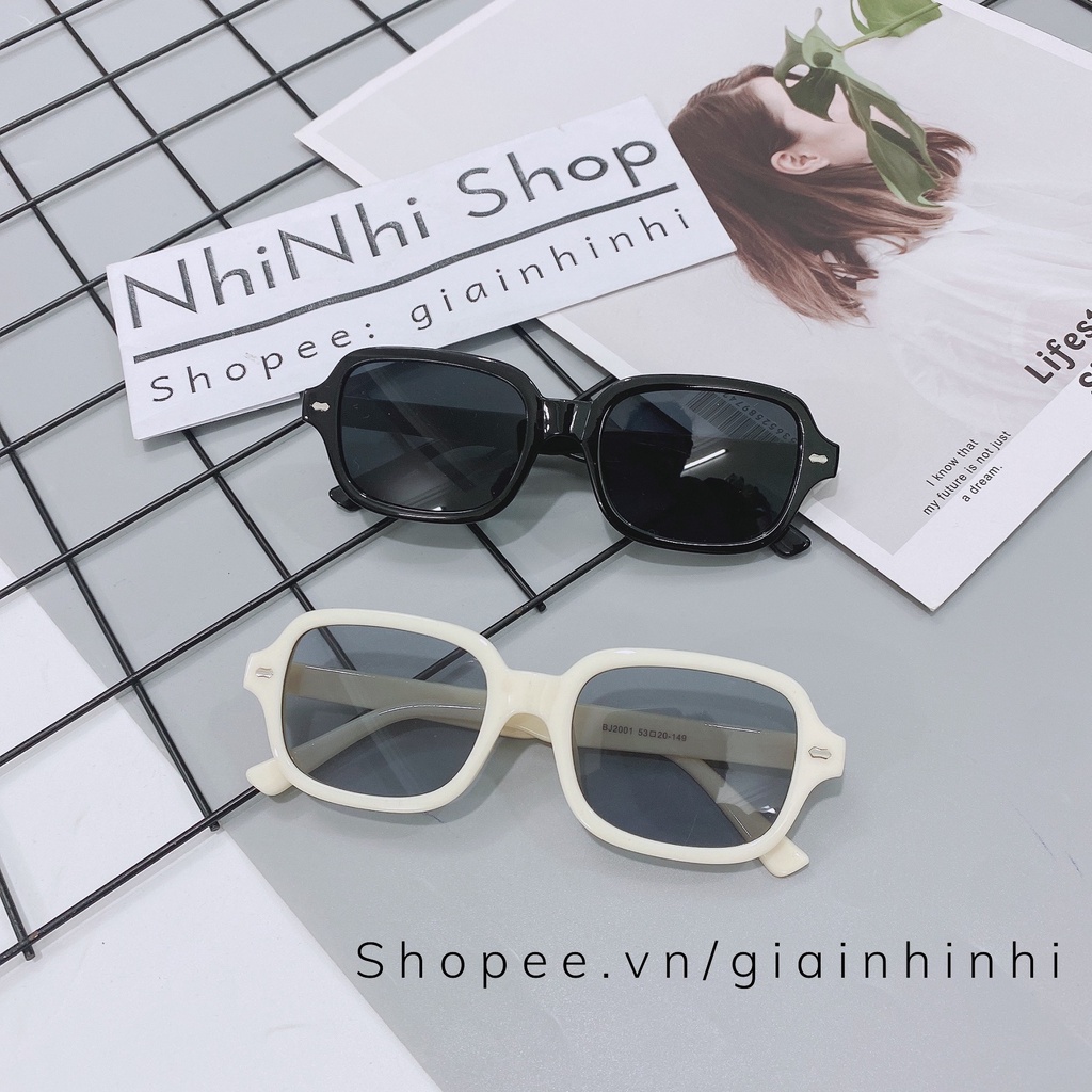 Kính mắt thời trang siêu đẹp, Kính râm nữ gọng nhựa KM0902 - NhiNhi Shop